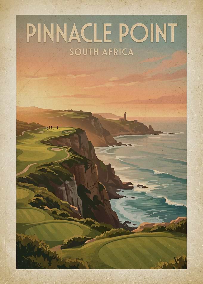Pinnacle Point South Africa Golf Poster