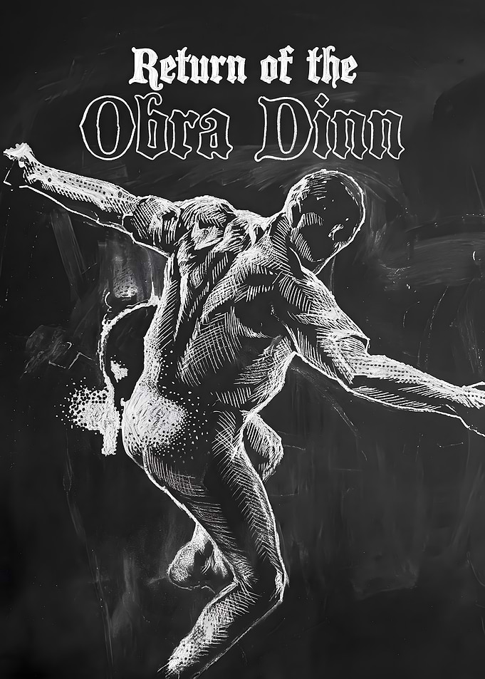 Return of the Obra Dinn Chalk Art