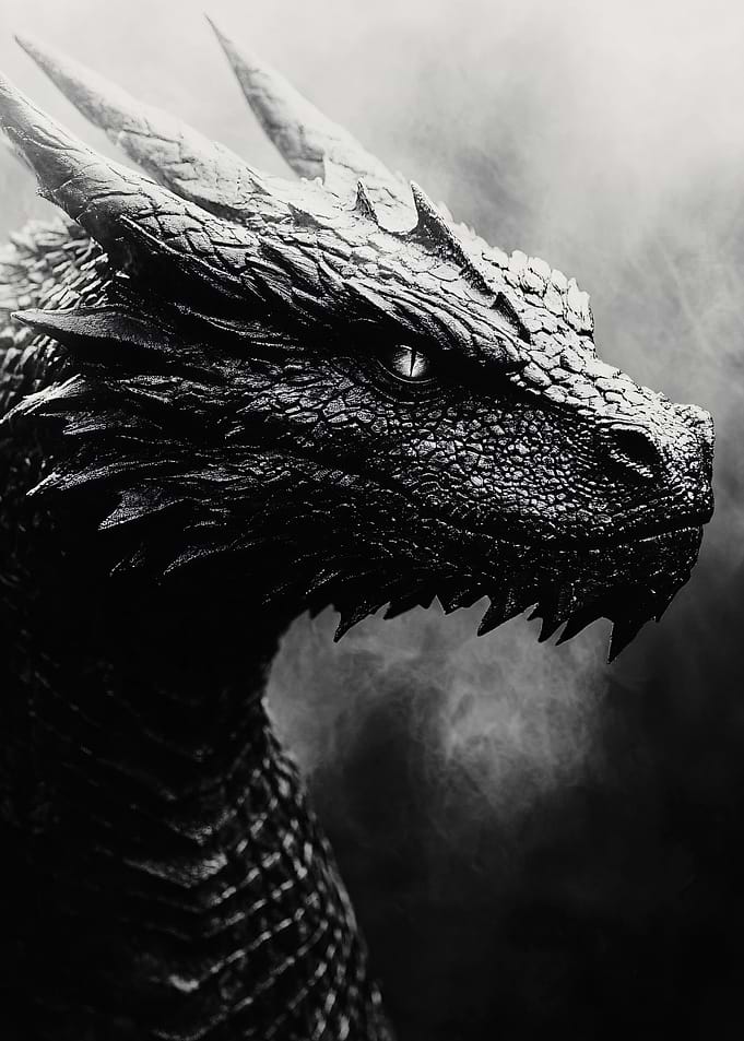 Close-up of a Dragon's Head