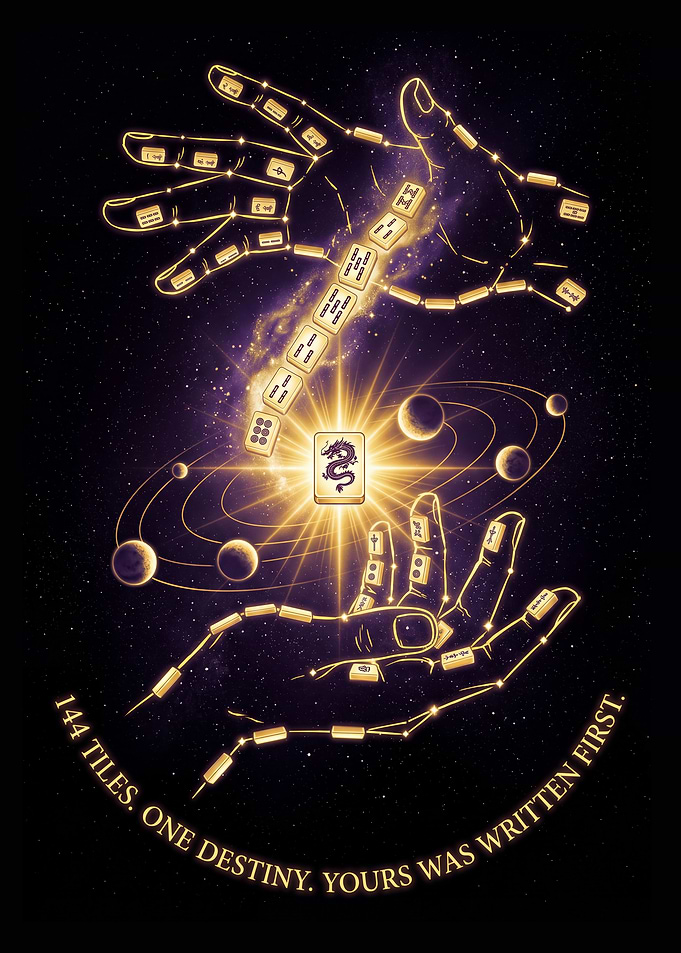 144 Tiles One Destiny - Mahjong Strategy Poster