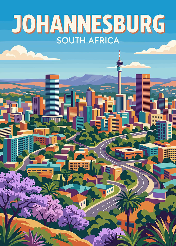 Johannesburg South Africa Cityscape