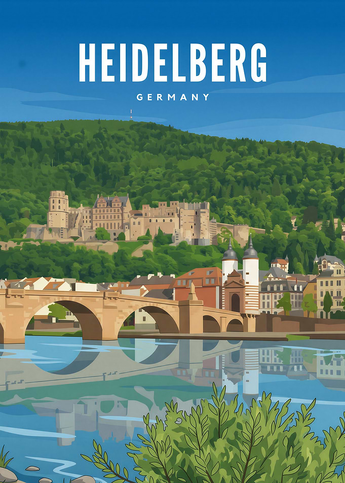 Heidelberg Castle and Bridge
