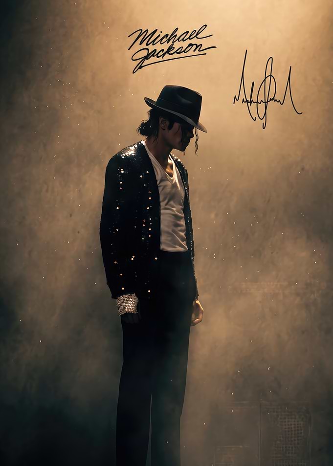 Michael Jackson with Autographs
