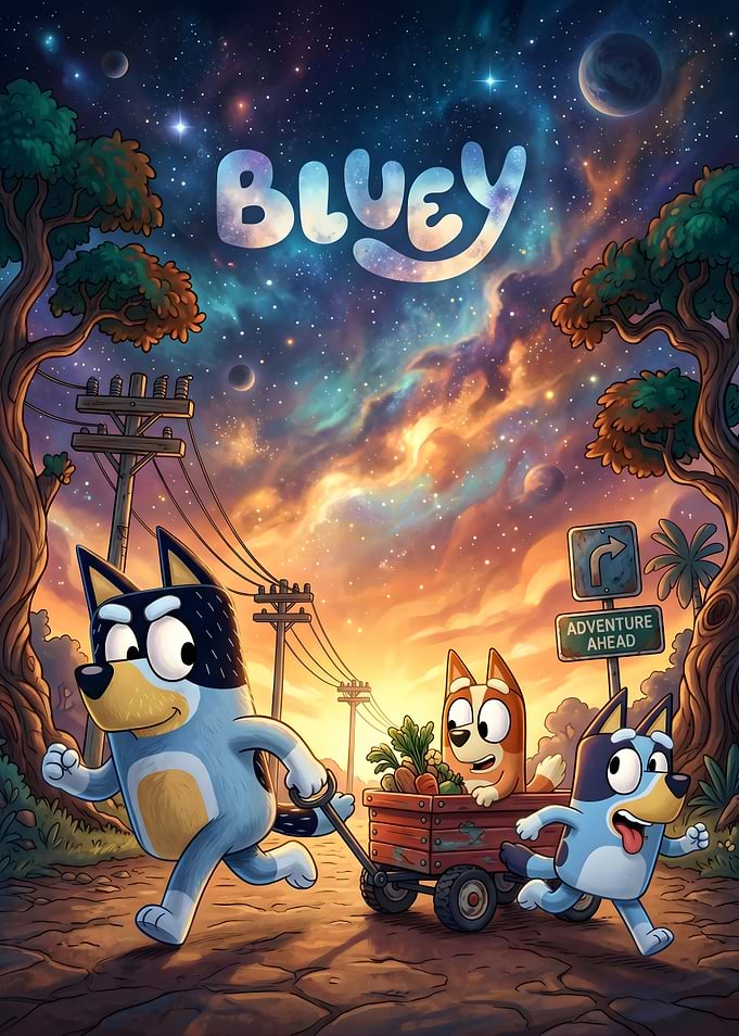 Bluey Adeventure Nature