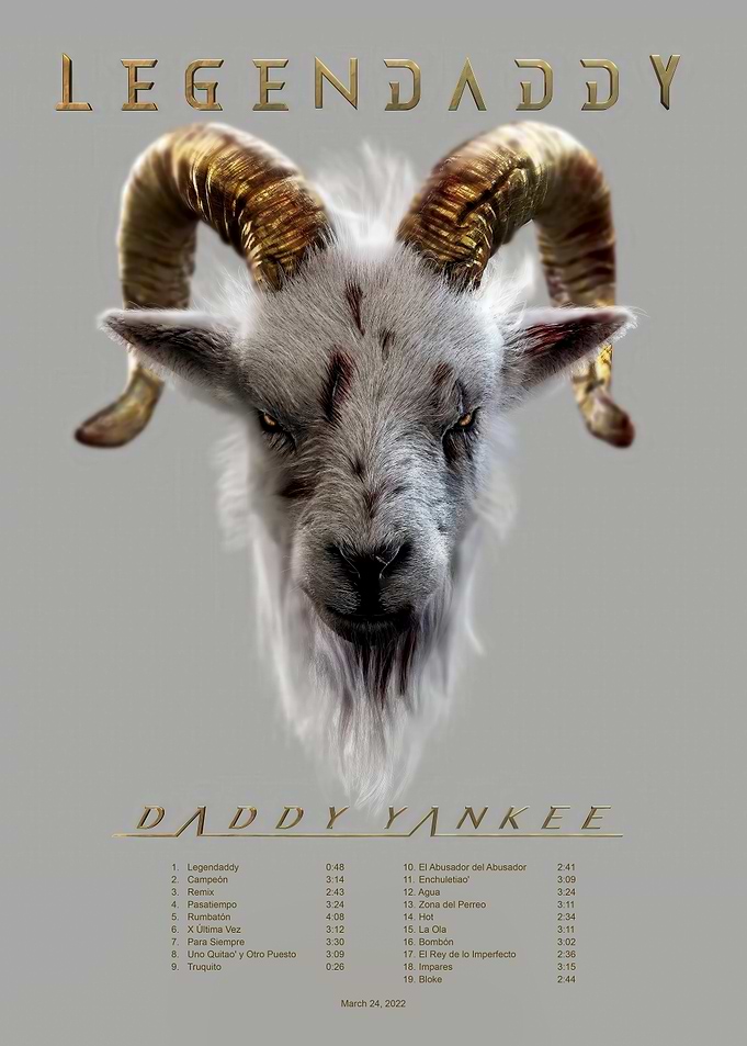Daddy Yankee Legendaddy Album Cover