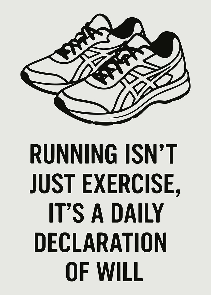 Running is a Declaration of Will