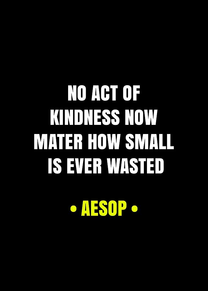 Aesop Kindness Quote