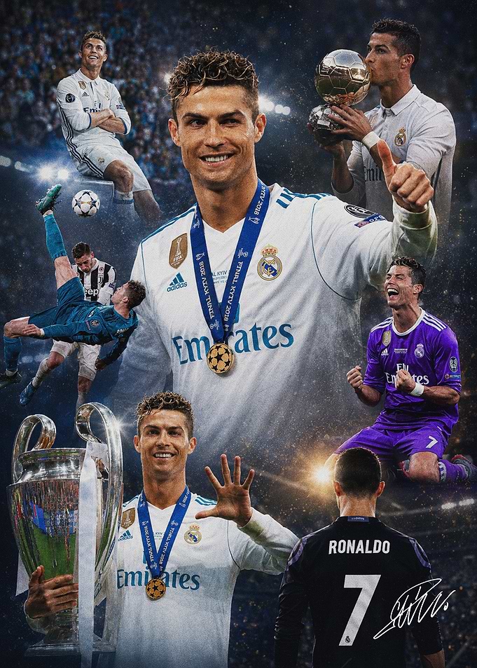 Cristiano Ronaldo Celebration Collage