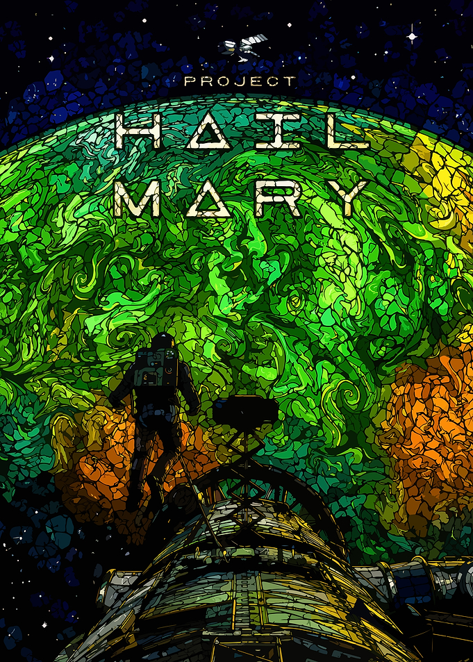 Project Hail Mary Astronaut and Planet