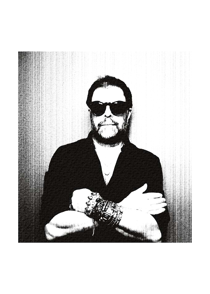 Man in Sunglasses with Bracelets