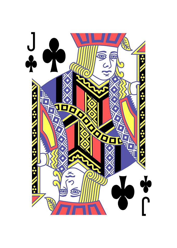 Jack of Clubs Playing Card