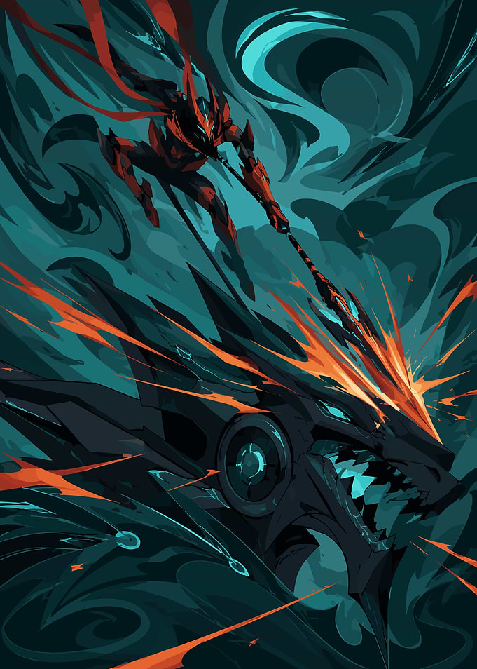 Warframe Warrior and Beast Clash