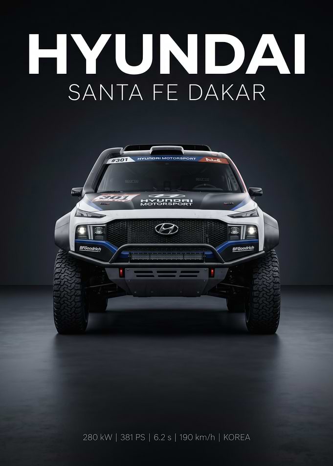 Hyundai Santa Fe Dakar Rally Car