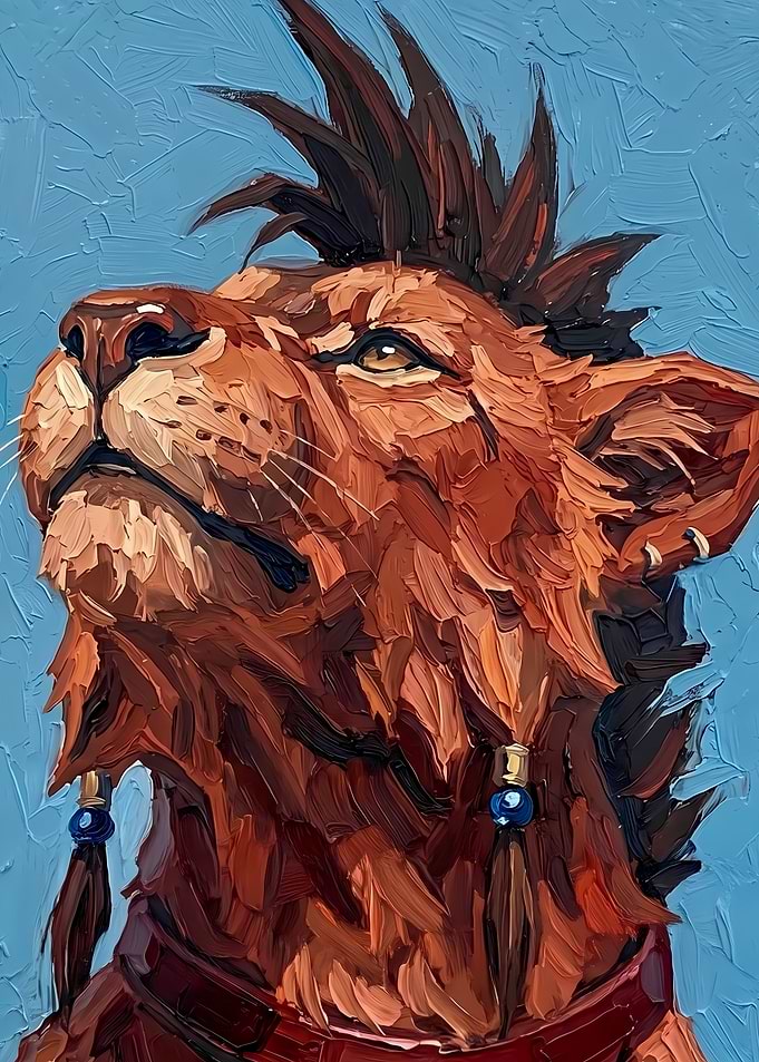 Lion Warrior Portrait
