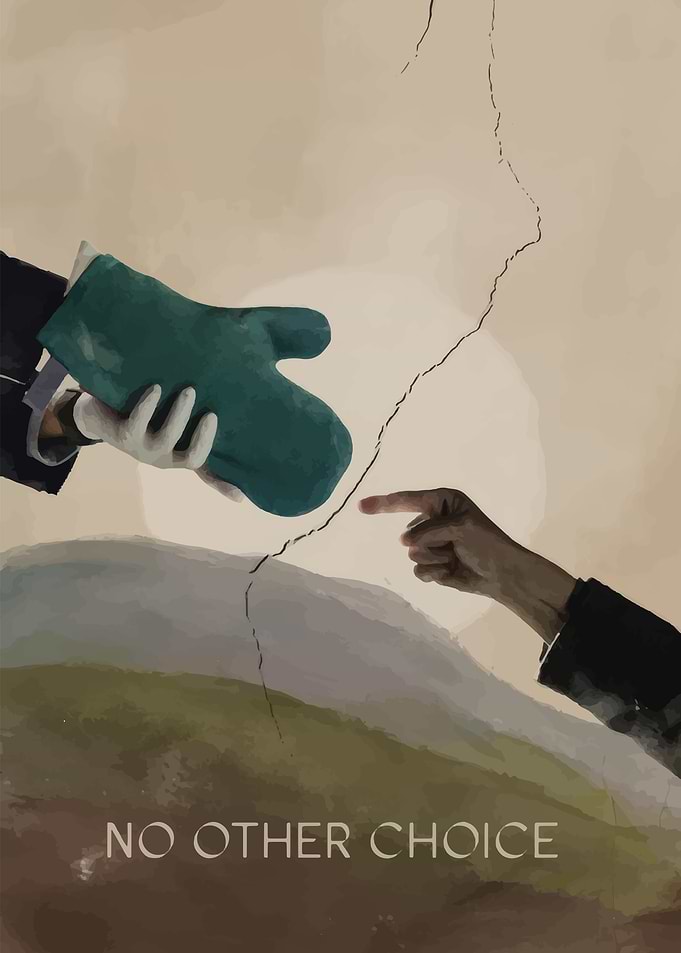 Hands Reaching Across a Crack