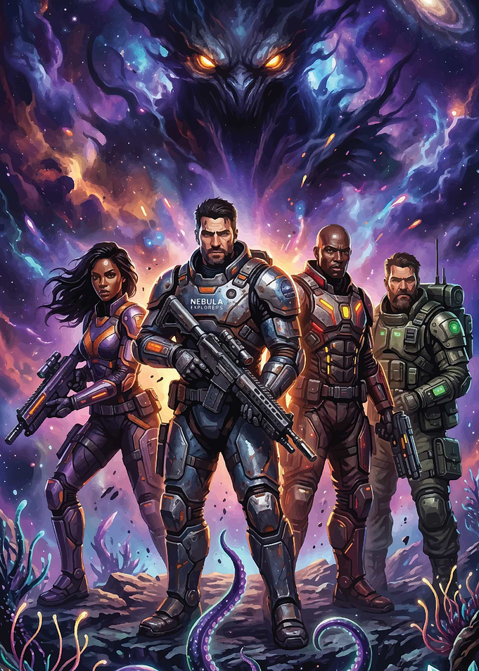 Space Explorers Confront Cosmic Horror