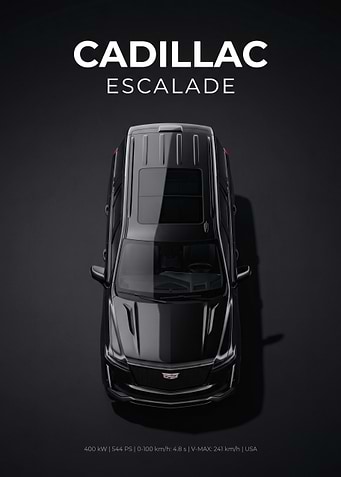 Cadillac Escalade Overhead View