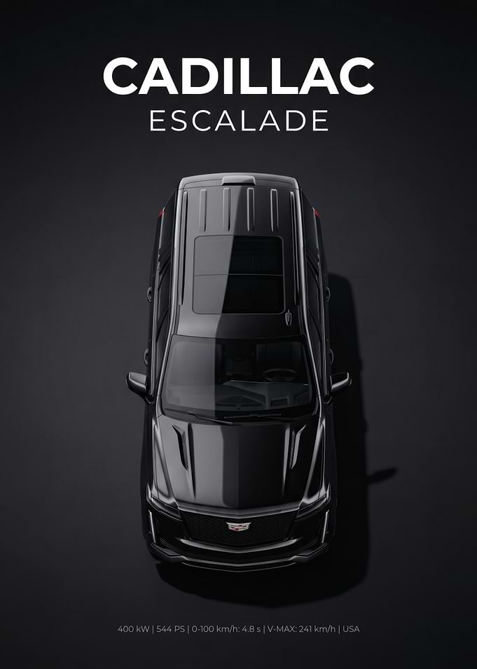 Cadillac Escalade Overhead View