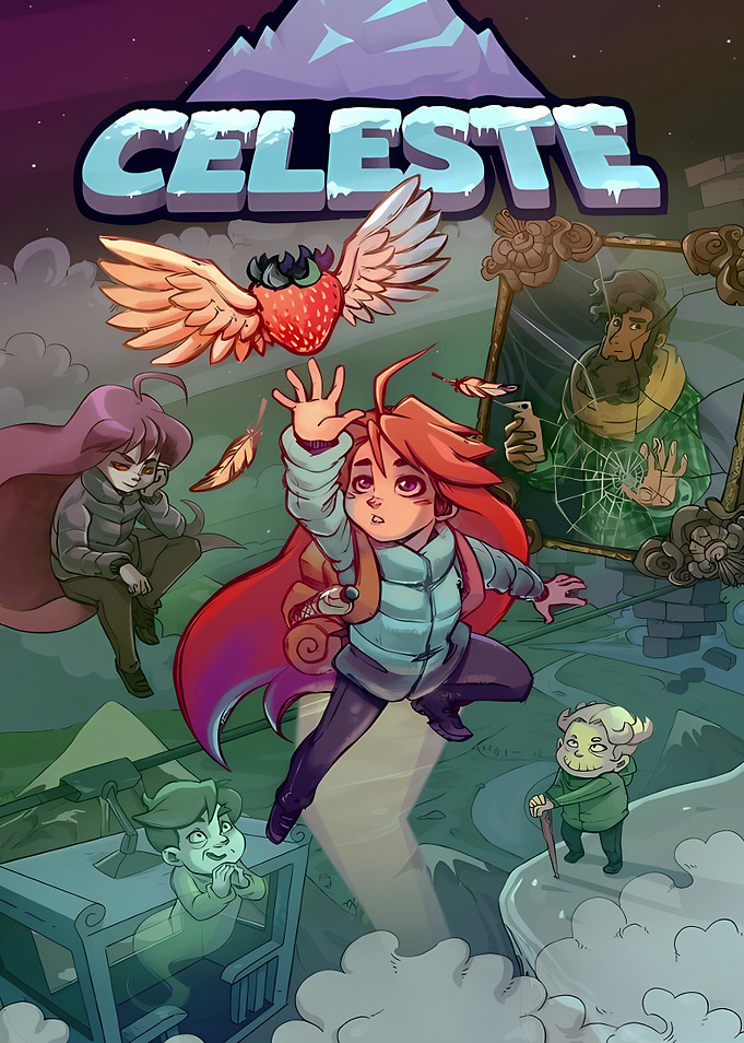 Celeste Video Game Cover Art