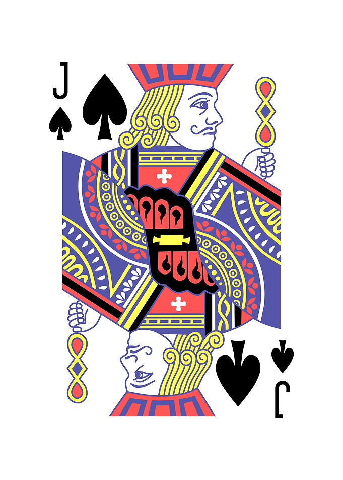 Jack of Spades Playing Card