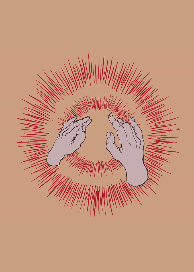 Hands with Radiant Energy