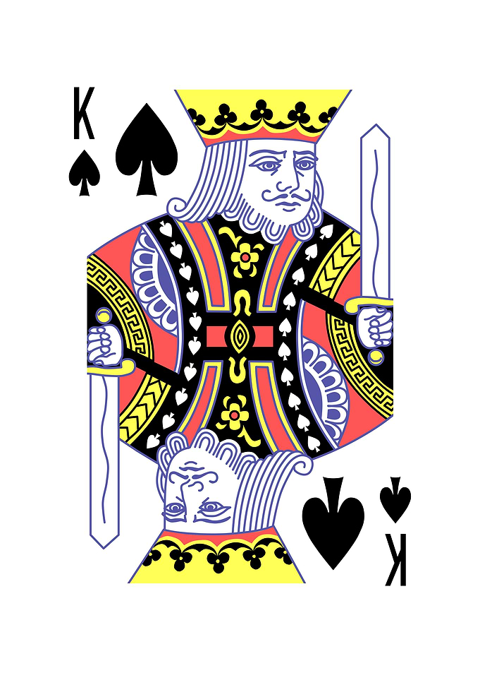 King of Spades Playing Card