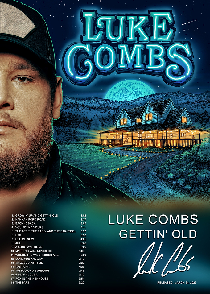 Luke Combs Gettin' Old Album Art
