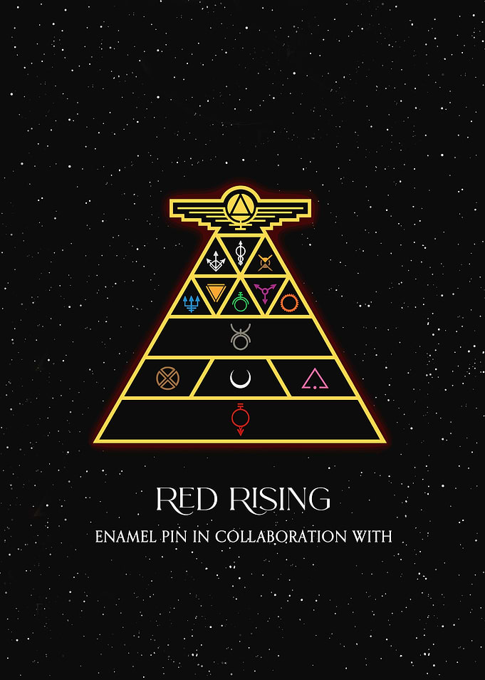 Red Rising Enamel Pin Collaboration