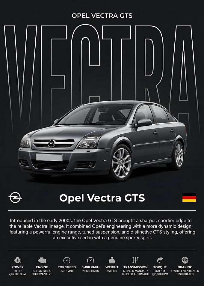 Opel Vectra GTS car
