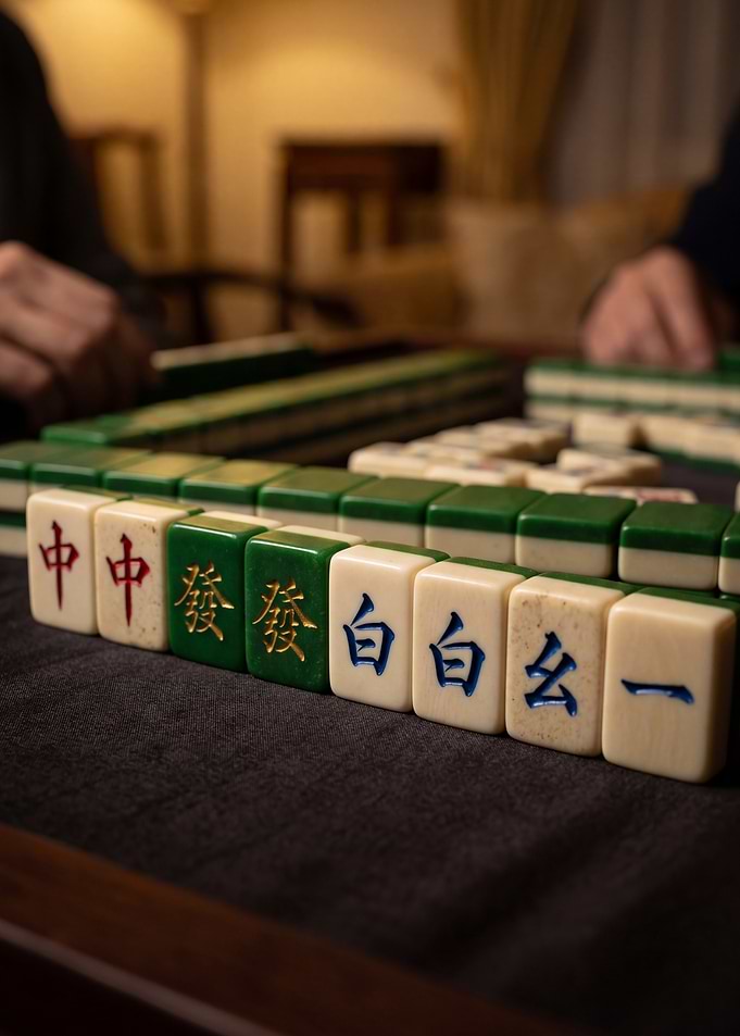 Winning Hand Mahjong Fine Art Macro Photography
