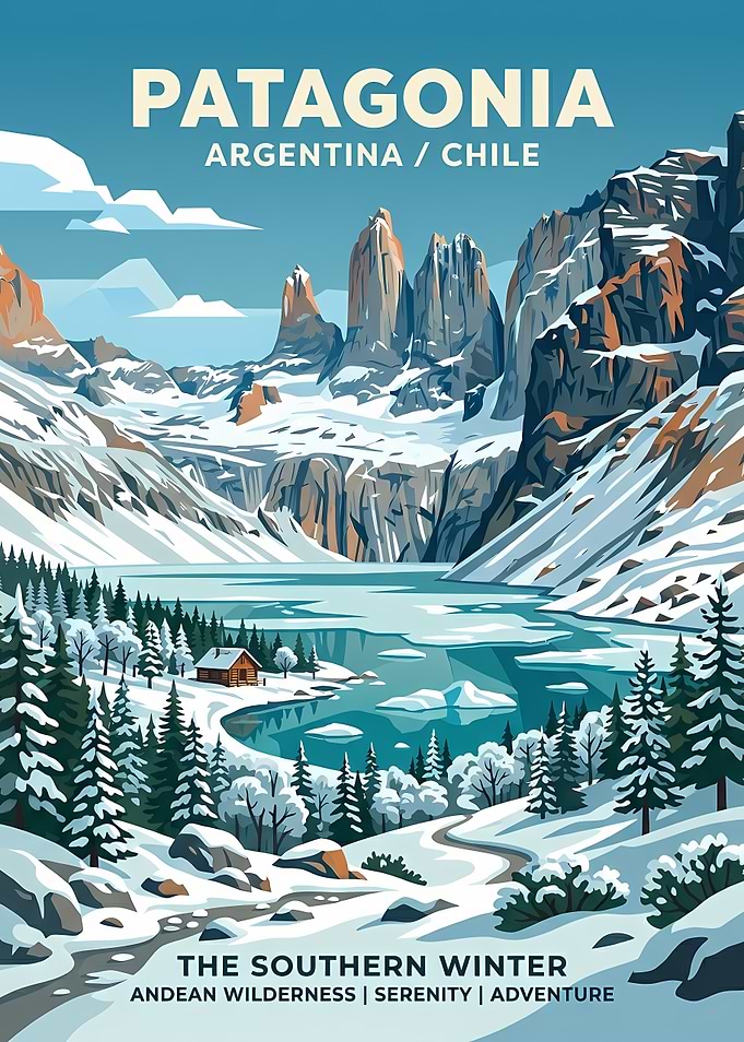 Patagonia Southern Winter Landscape