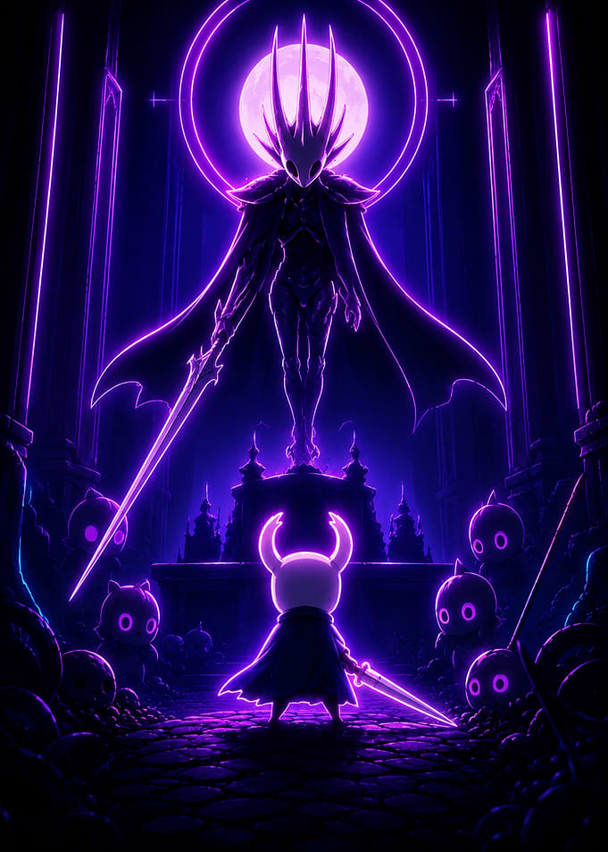 Hollow Knight Neon Battle