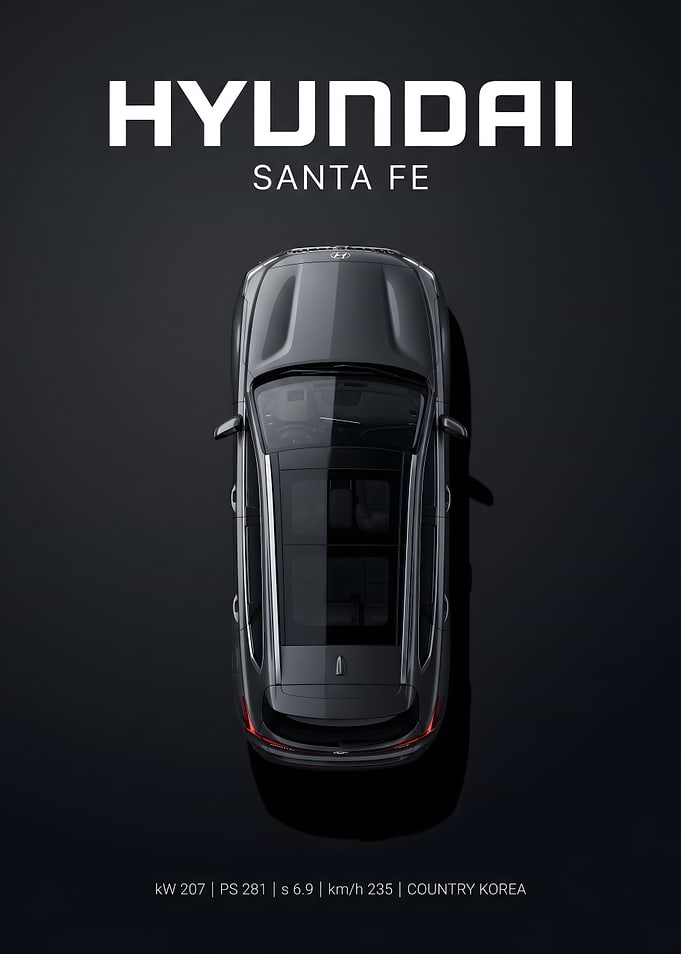 Hyundai Santa Fe Top View