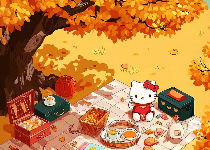 Hello Kitty Autumn Picnic