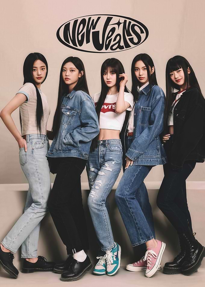 New Jeans K-Pop Group Fashion Shoot