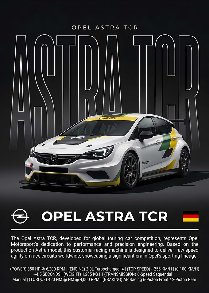 Opel Astra TCR Race Car