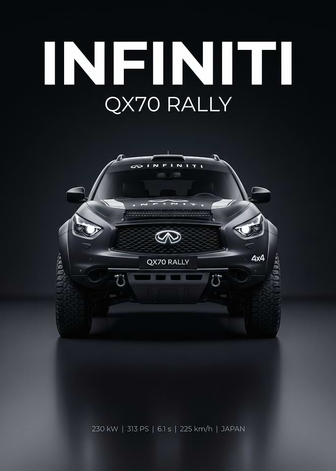 Infiniti QX70 Rally Car