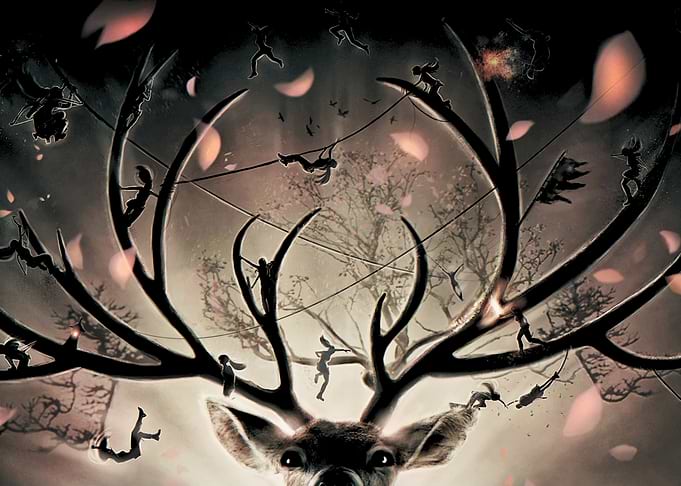 Fantasy Deer Antlers in tomb raider