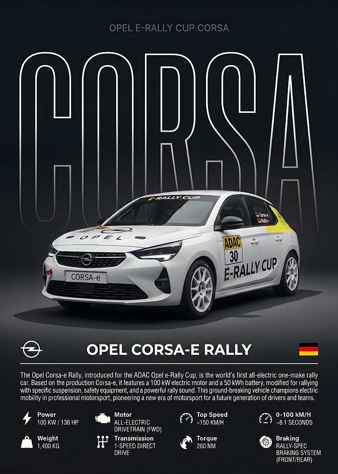 Opel Corsa-e Rally Car