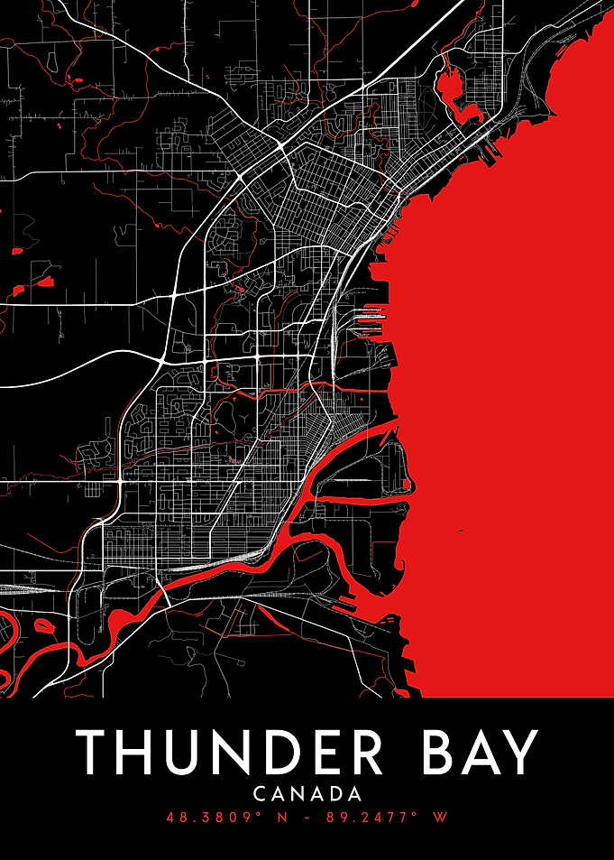 Thunder Bay Dark Map