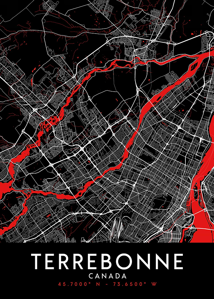 Terrebonne Dark Map