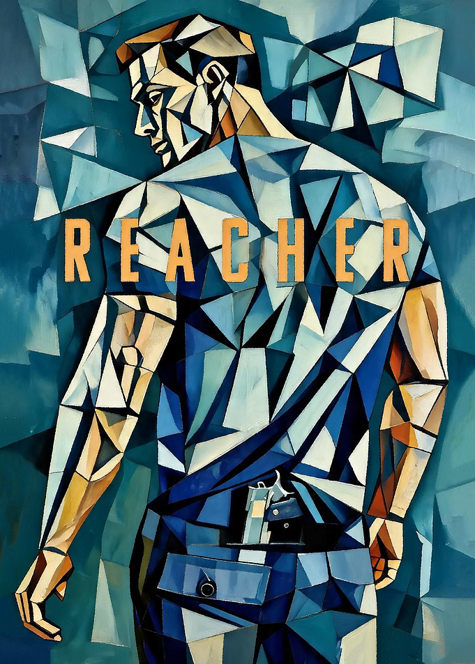 Reacher Geometric Art Poster
