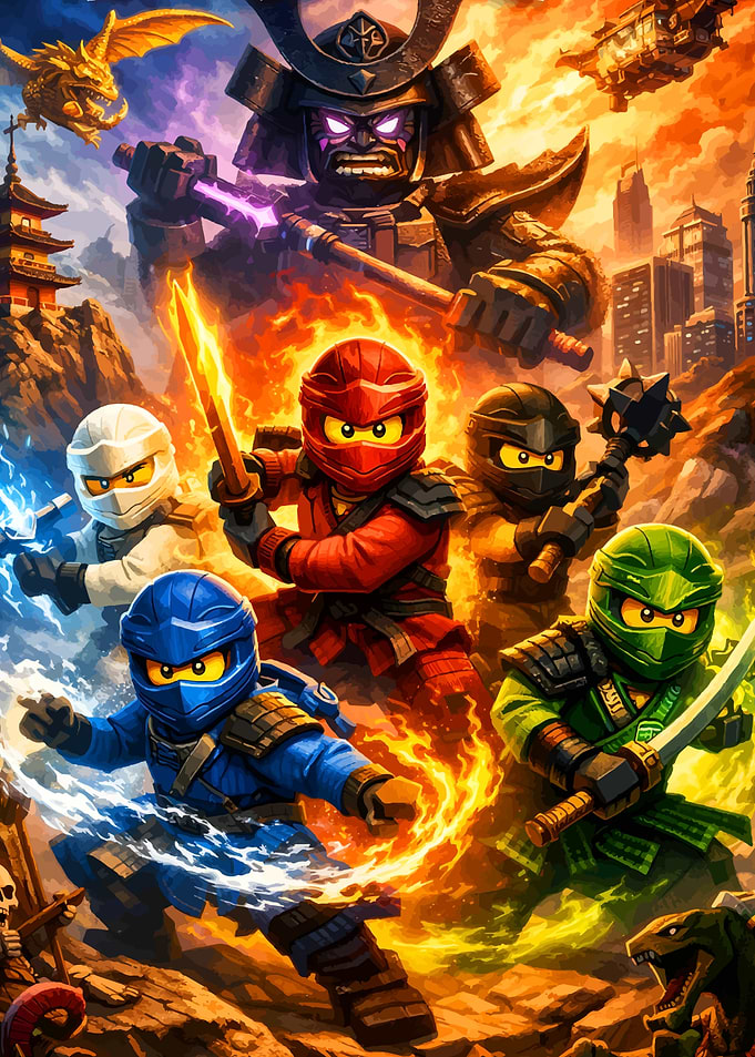 Ninjago Heroes Battle Evil Samurai