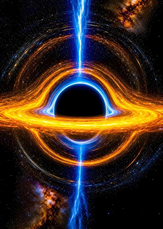 Black Hole with Accretion Disk and Jet