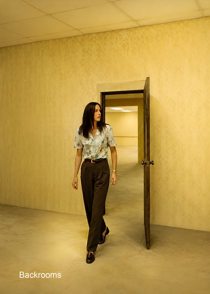 Woman in Backrooms