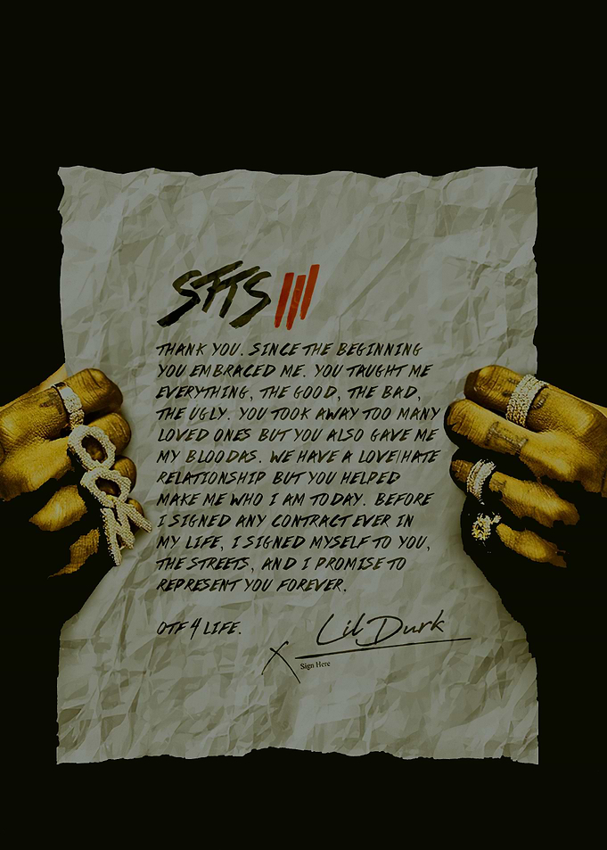 Lil Durk's 'STTS III' Letter