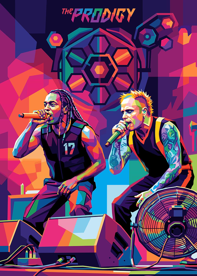 The Prodigy Live Performance Pop Art