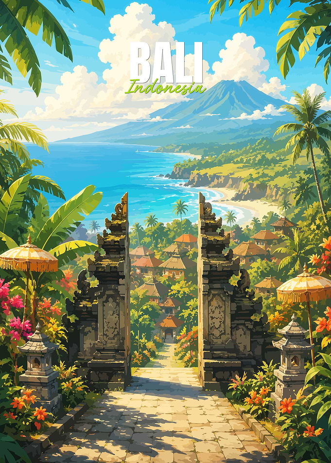Bali Indonesia Tropical Landscape