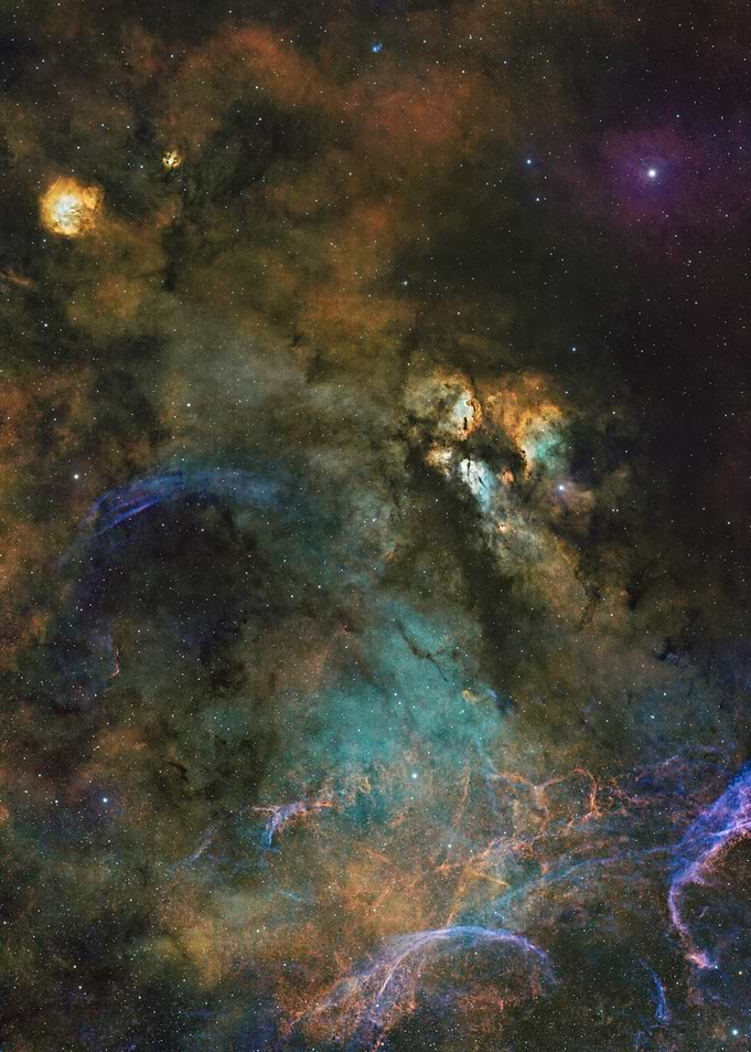 Nebula and Starry Sky