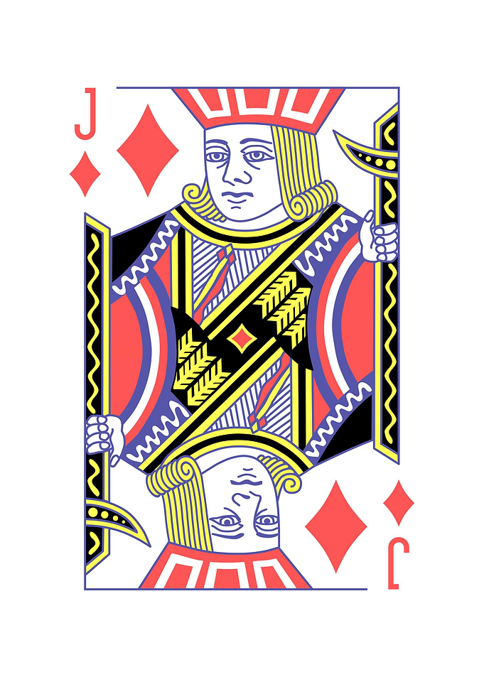 Jack of Diamonds Playing Card